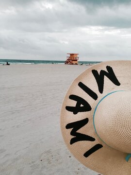 Miami beach hat, Florida