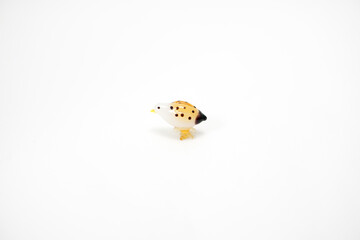 ガラスのうずら　左向き