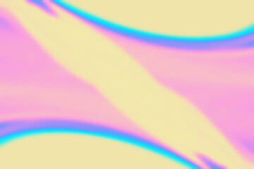 Hologram Background Rainbow Abstract Modern Trend Color Texture for Creative Bright Vibrant Graphic Design, Liquid Fluid Foil Material for 80s, 90s Futuristic Hipster Minimal Style