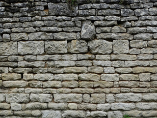 Gray old stones wall background
