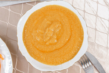 squash caviar in a bowl close-up