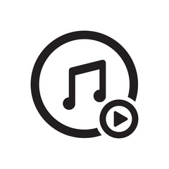 music player icon - song Play icon	