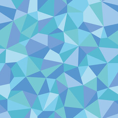 Vector abstract polygonal cold pattern. Seamless pattern can be used for wallpaper, pattern fills, web page background, surface textures.