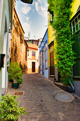 Charming alleys of Tazacorte on La Palma Island