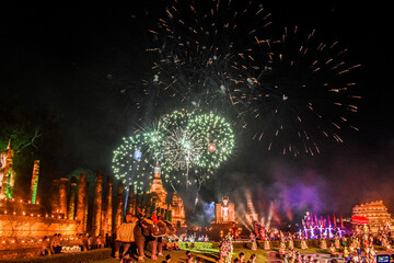 Loy Krathong Festival, Sukhothai Candle Burning Festival