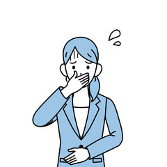 会社員の女性　吐き気　つわり