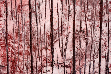 Obraz premium Texture of a concrete wall with cracks and scratches which can be used as a background