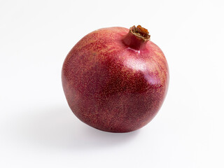 isolated pomegranate on white background