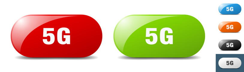 5g button. key. sign. push button set