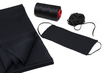 Set for sewing protective face masks