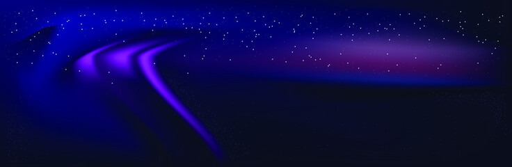 Obraz premium dark sky background with stars. vector illustration