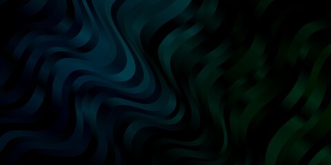 Dark Blue, Green vector backdrop with circular arc.