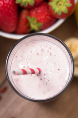 Strawberry and banana smoothie