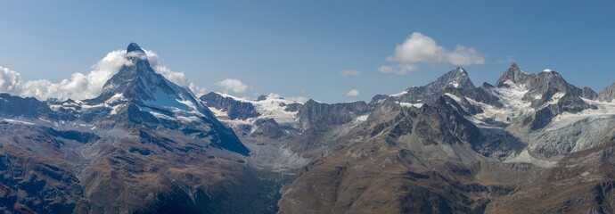 Matterhorn and Swiss Alps Panorama