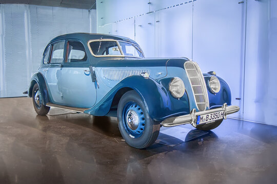 MUNICH, GERMANY-APRIL 8, 2017: 1939 BMW 335 in the BMW Museum.