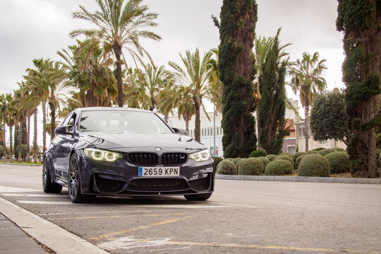 BARCELONA, SPAIN-MARCH 13, 2019: 2018 BMW M3 CS (F80) at the city streets