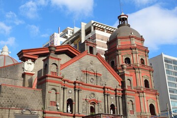 Fototapeta na wymiar Binondo Church in Manila