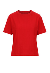 Blank red women's t-shirt