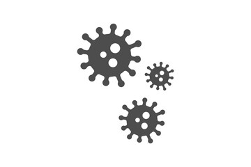 Corona virus icon simple design
