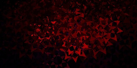 Light blue, yellow vector layout with lines, triangles.