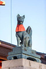 Statue d'une divinité japonnaise à Kyoto