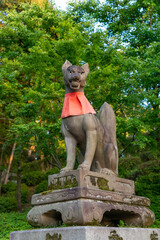 Statue d'une divinité japonnaise à Kyoto