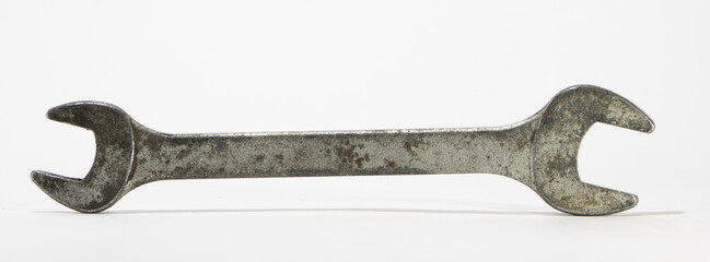 old  rusty wrench