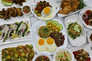 food on the table