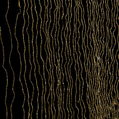 Festive background with gold glitter and freehand drawings. For creative design of a banner, website, instagram