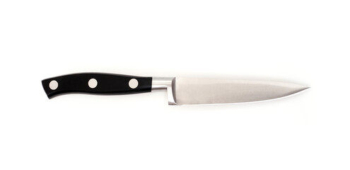 A sharp knife isolated on a white background