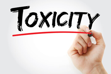 Toxicity text with marker