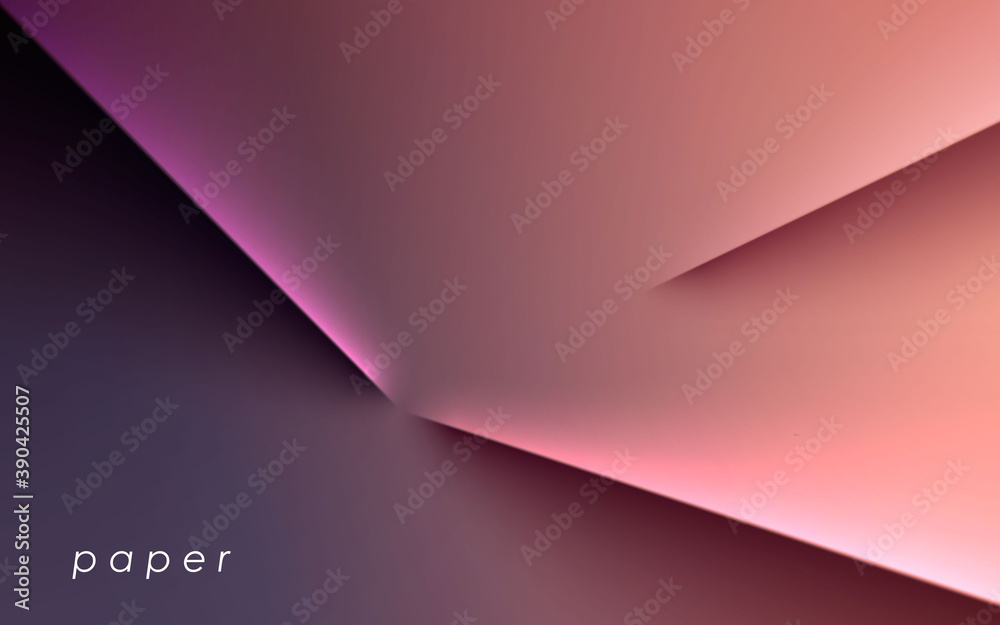 Sticker diagonal papercut background smooth gradient color