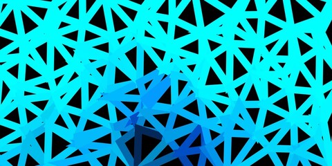 Light blue vector poly triangle texture.