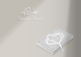 ramadan backgrounds vector,Ramadan kareem - Translation of text : Ramadan Kareem text with window light and shadow overlay, advertising, discount, poster.