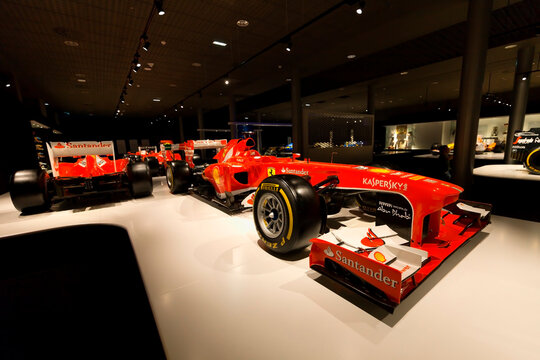 Ferraris Of F1 With Which Competed Fernando Alonso In Years 2010-2014.