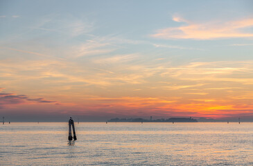 Fototapeta premium Coucher de soleil à Venise