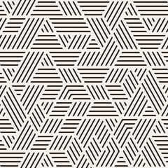 Vector seamless pattern. Modern stylish abstract texture. Repeating geometric tiles from striped chaotic elements