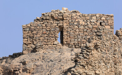 Salah El Din Castle on Farun island in the Gulf of Aqaba,Red Sea,Taba,Egypt