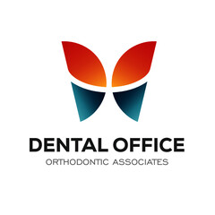 Dental Clinic Logo Design Dentist Logo Tooth abstract Linear Dentist stomatology
