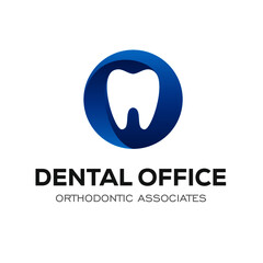 Dental Clinic Logo Design Dentist Logo Tooth abstract Linear Dentist stomatology