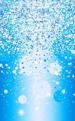 Blue Sparkle Glitter Background