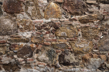 Stone wall with texture background.