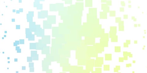 Light Blue, Green vector template with rectangles.
