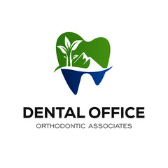 Dental Clinic Logo Design Dentist Logo Tooth abstract Linear Dentist stomatology