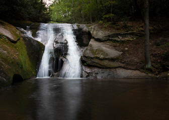 Widow Falls before sunrise