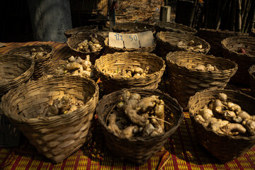 basket of garlic