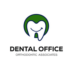 Dental Clinic Logo Design Dentist Logo Tooth abstract Linear Dentist stomatology