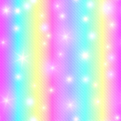 Shiny rainbow background with fish scales pattern