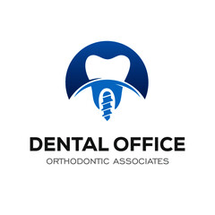Dental Clinic Logo Design Dentist Logo Tooth abstract Linear Dentist stomatology