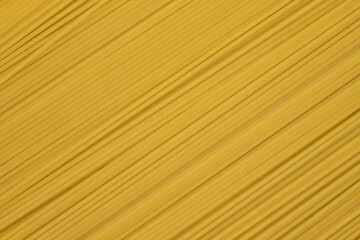 Spaghetti pasta background in detail. Healthy organic food for dieting